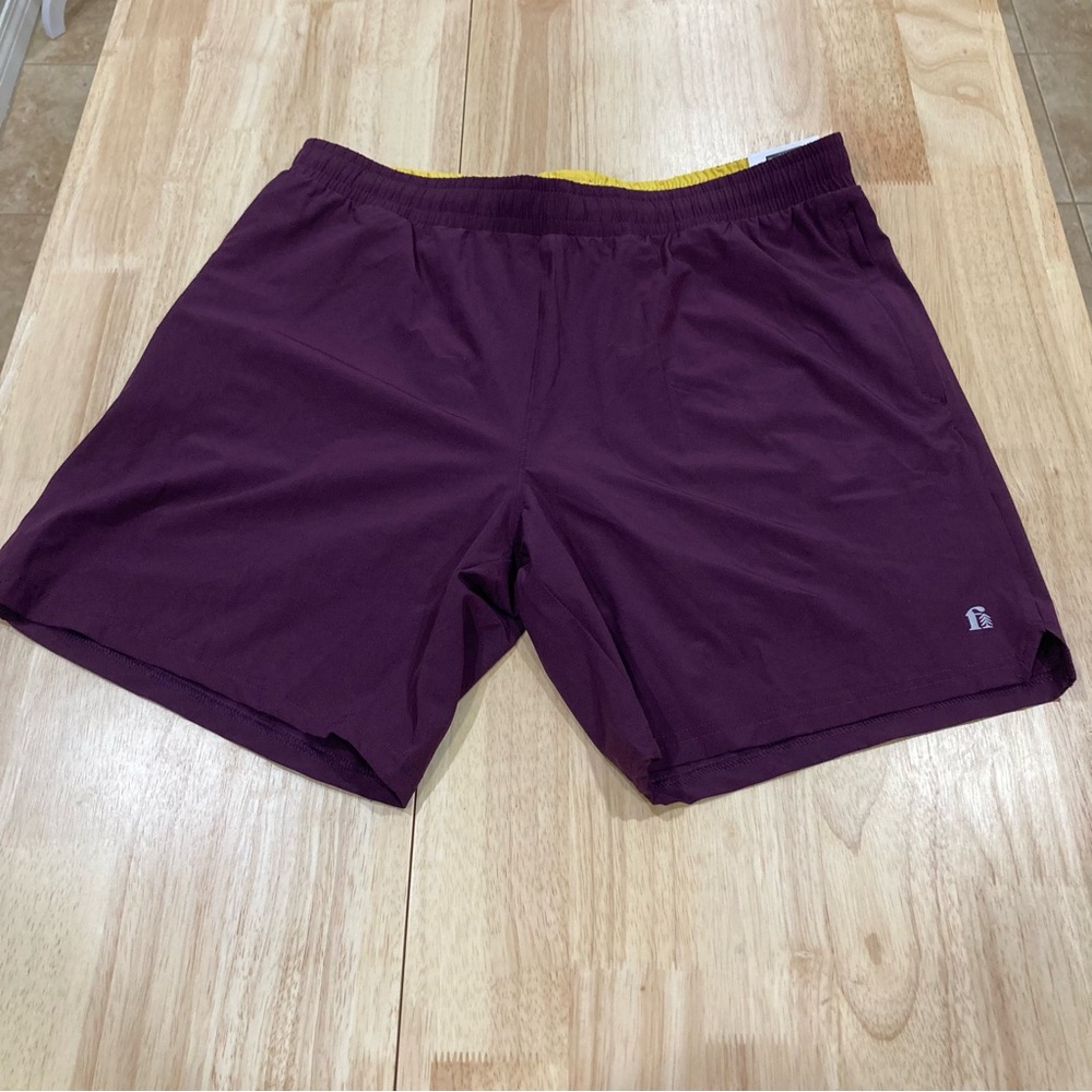 Bonobos Fielder Men's Burgundy Hybrid 2-in-1 Performance Shorts Size M